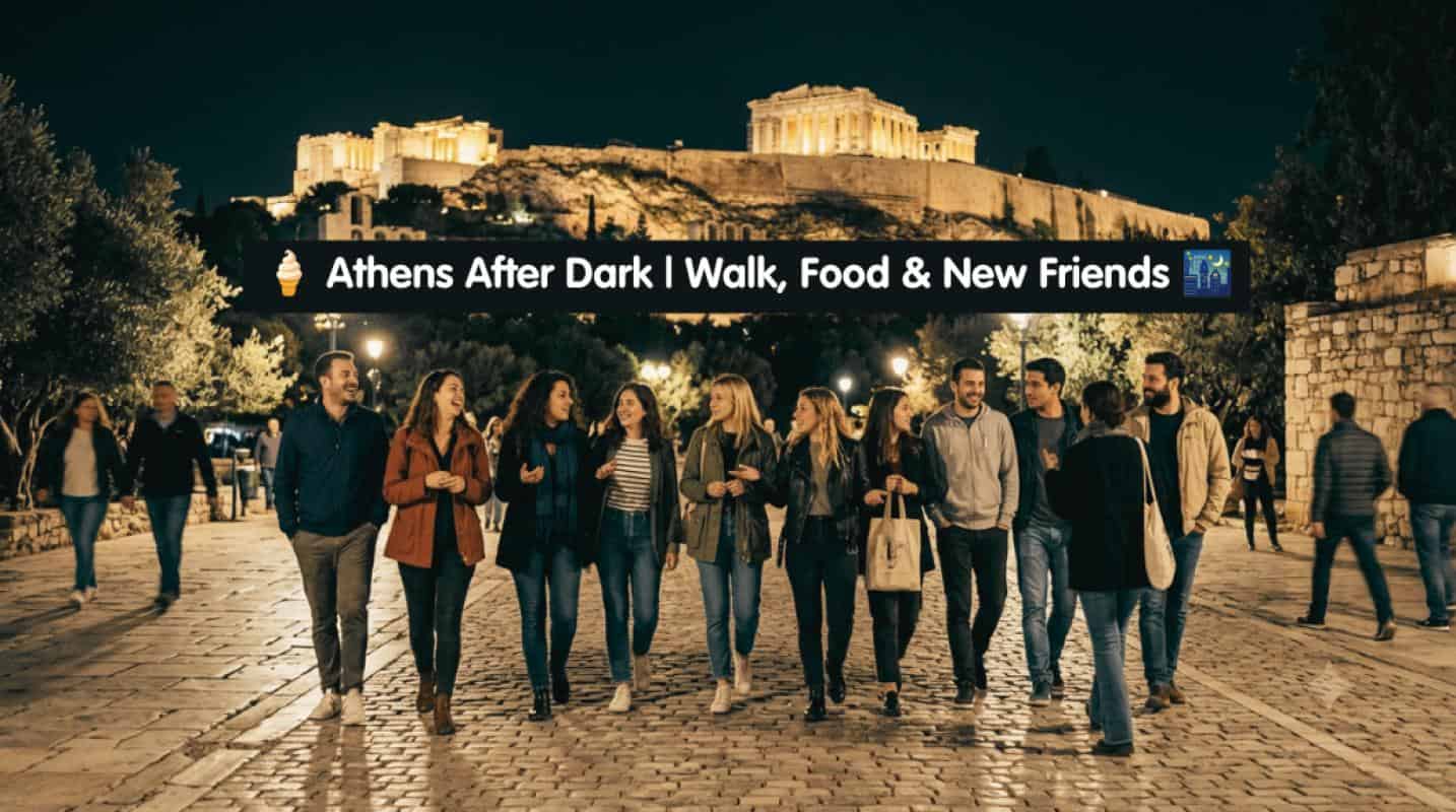 🍦 Athens After ηυυWalk, Food & New Friends 🌃
