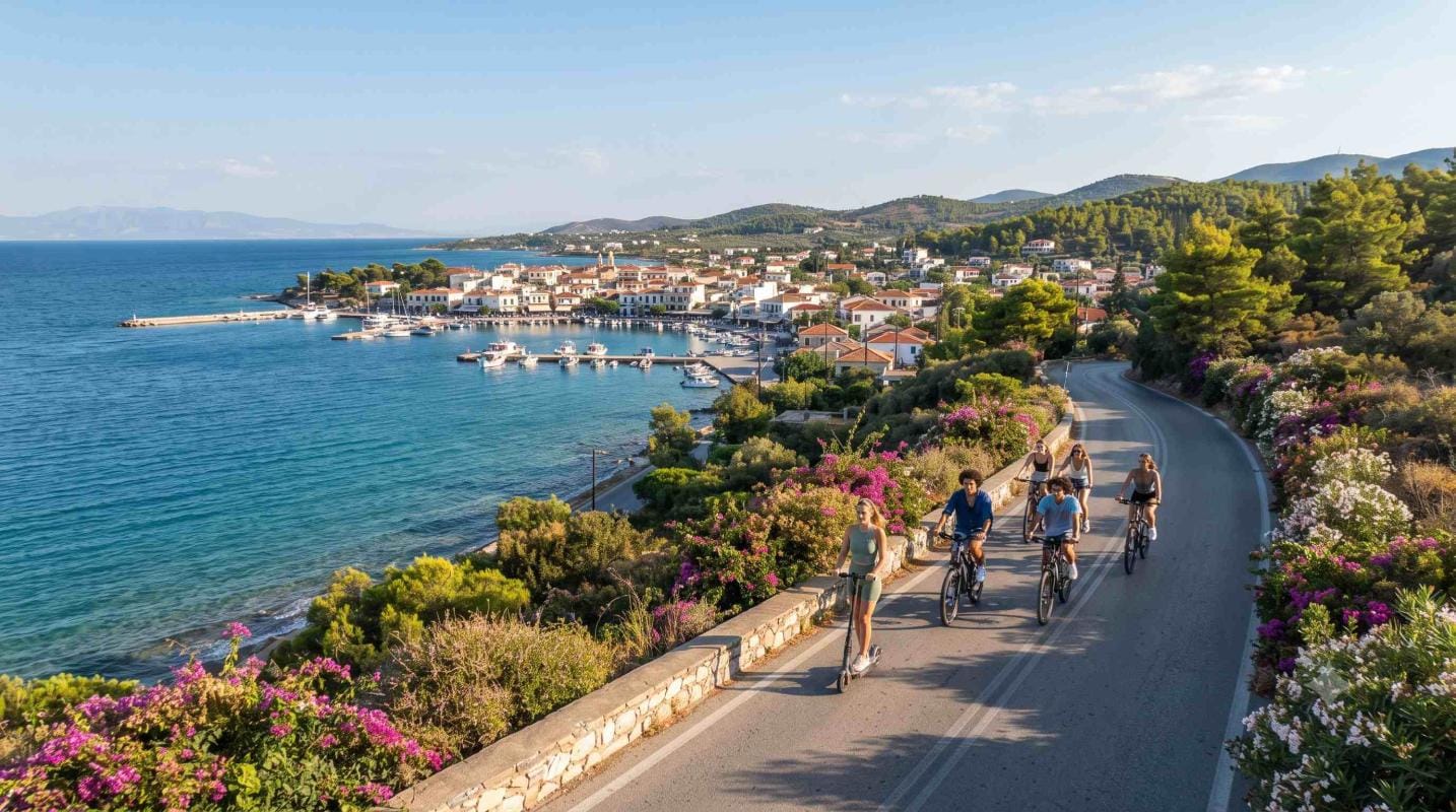 Bike Tour Drone Aegina