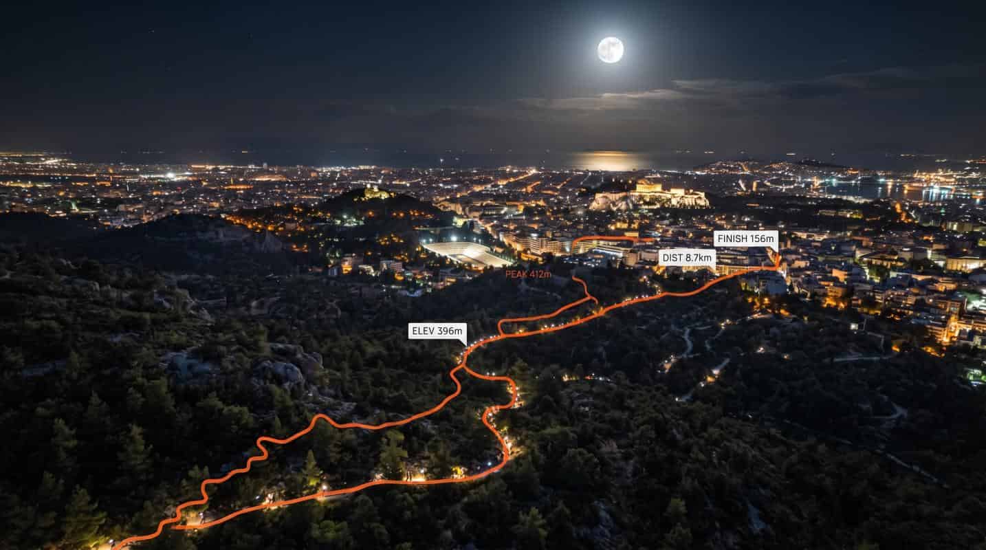 Parnitha night hiking trail 2
